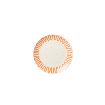 ,,CURVE'' lėkštė 22cm (oranžinė)