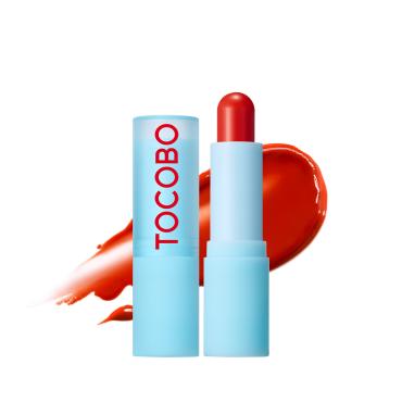 TOCOBO Glass Tinted  lūpų balzamas (Tangerine red 013)