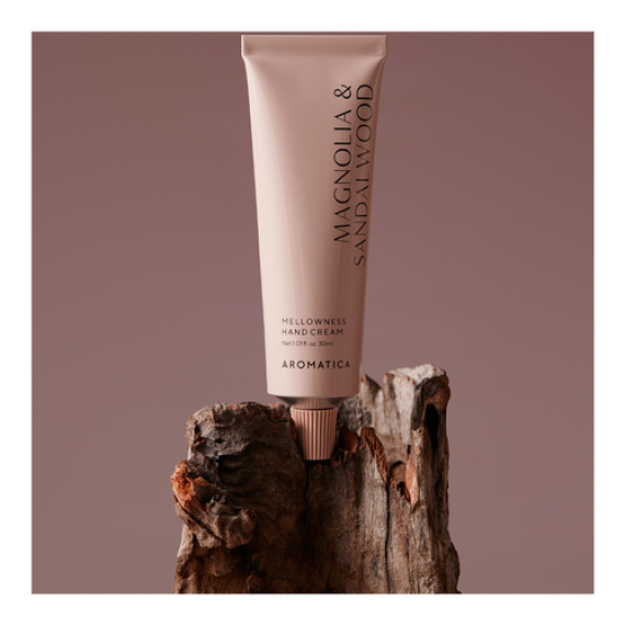 AROMATICA Magnolia & Sandalwood drėkinantis rankų kremas 30ml